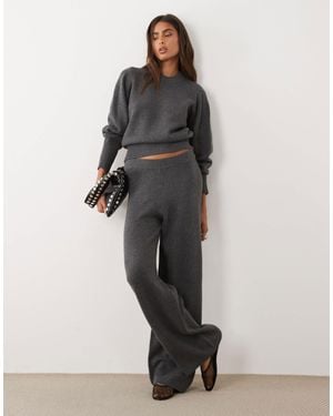 ASOS – taillierter pullover - Grau