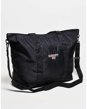 Carhartt Alumni Tote Bag With Contrast Straps - Black