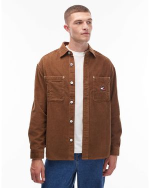 Tommy Hilfiger Relaxed Cord Shirt - Brown