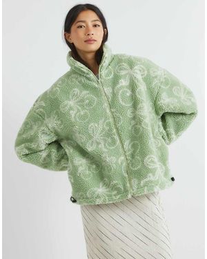 Skinnydip London London Cherry Borg Jacket - Green