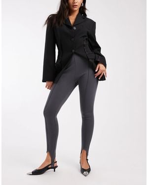 ASOS Ponte Stirrup Leggings - Black