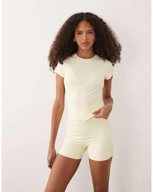 Cotton On Active Ultra Soft Fitted T-shirt - Natural