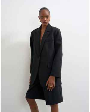 TOPSHOP – relaxed-fit-blazer - Schwarz