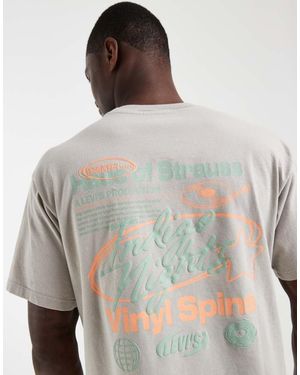 Levi's T-Shirt Met Grafisch Logo - Grijs