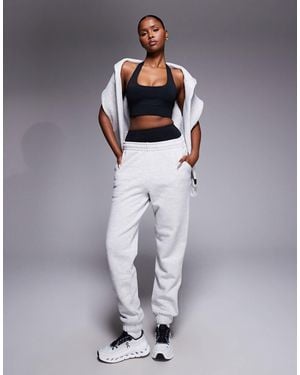 4505 Icon Rest Day Heavyweight 440gsm Cotton Cuffed jogger - Gray