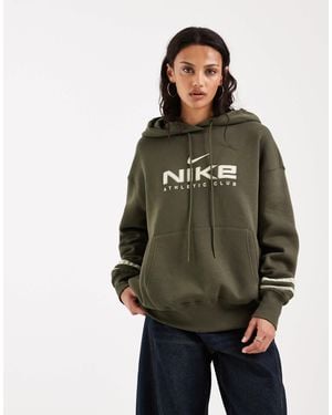 Nike – varsity phoenix fleece – oversize-kapuzenpullover - Grün
