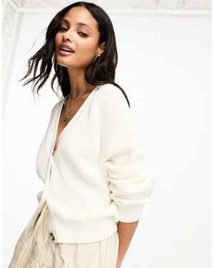 Monki Gilet en maille - Blanc