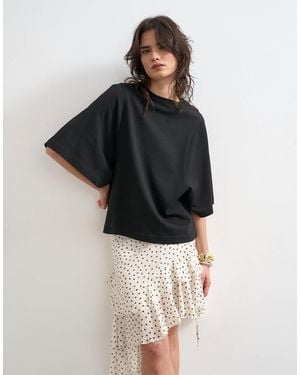 TOPSHOP Batwing T-shirt - Black