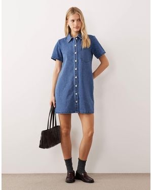 JJXX Boxy Denim Dress - Blue