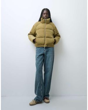 JJXX Short Down Puffer Jacket With High Neck - Blue
