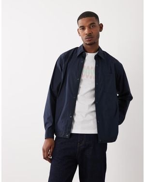 BOSS Hugo Boss Oversized Collared Shirt - Blue