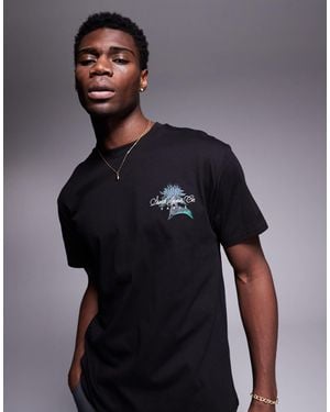 Sixth June Botanical Back Print T-shirt - Blue