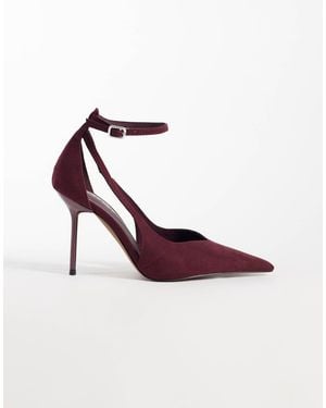 ASOS Progress Pattern Work Stiletto Court Shoes - Purple
