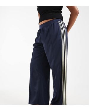 ONLY Joggers Rectos Con Raya Lateral En - Azul