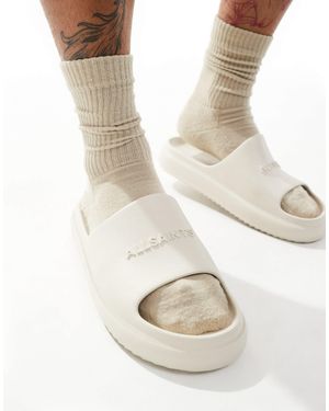 AllSaints Dune Lightweight Chunky Sliders - Natural