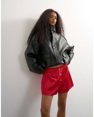 TOPSHOP Shorts - Rosso