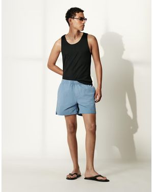 ARKET Top Sin Mangas De Canalé - Azul