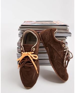 Bronx – myr-aa – schnür-sneaker aus wildleder - Braun