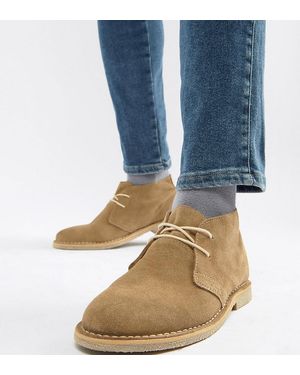 ASOS Wide Fit Desert Chukka Boots - Multicolour