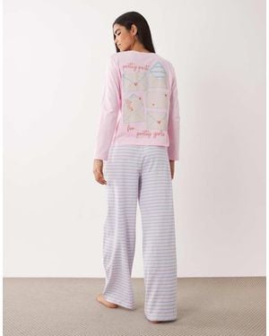 ASOS Pretty Post - Rosa