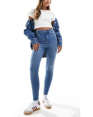 New Look Disco Skinny Jeans - Blue