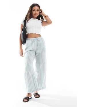 Vero Moda – baumwoll-hose - Blau