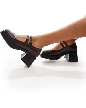 Walk London Babies en cuir - bordeaux - Marron