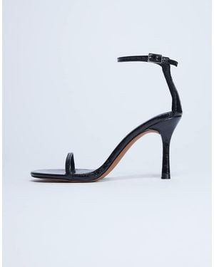 TOPSHOP Alexi 2 Part High Heeled Sandal - White
