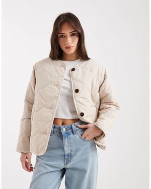 New Look – weiche steppjacke - Blau
