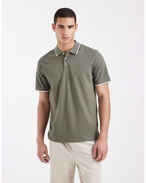 Jack & Jones Premium Tipped Collar Polo - Green