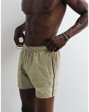 BOSS – iconic – badeshorts - Natur