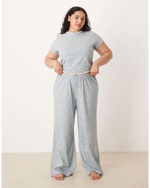 ASOS Asos design curve - mix & match - pantalon - Gris