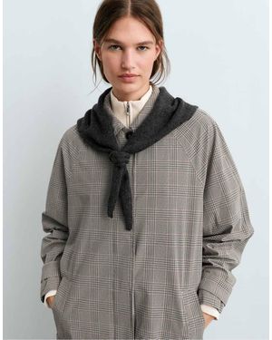 Oysho 90% Wool 10% Knit Bandana - Grey