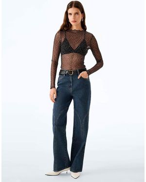 OMNES Lorrie Powermesh Top - Blue