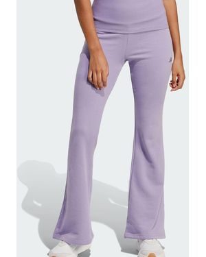 adidas Originals Seasonal Essentials French Terry Flared Trousers - Purple