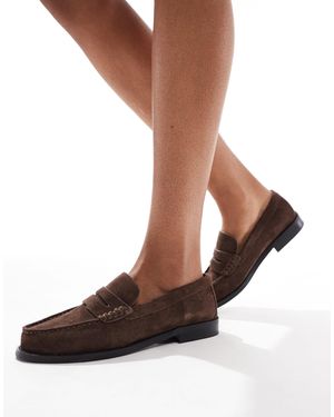 schuh – lillian – halbe aus wildleder - Braun