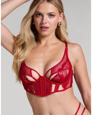 Hunkemöller Hunkemöller – billie – unwattierter longline-bh - Rot