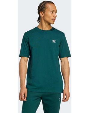 adidas Originals – trefoil essentials – t-shirt - Grün