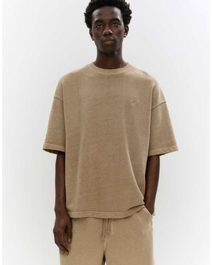 Pull&Bear Stwd - sweat à manches courtes - sable - Neutre