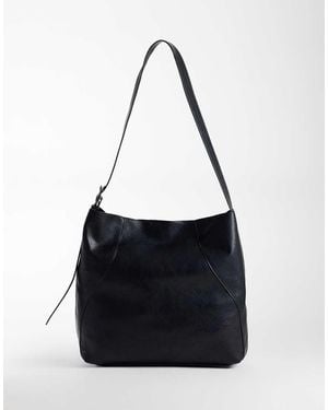 ASOS Faux Leather Bucket Bag - Black