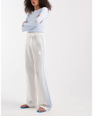 adidas Originals Crochet Track Trousers - White