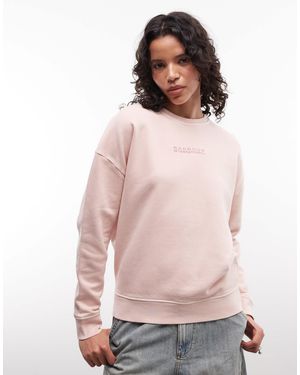 Barbour – lyra – sweatshirt - Pink