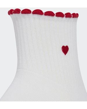 adidas Originals Womens Graphic Sock 3 Pair Pack - White