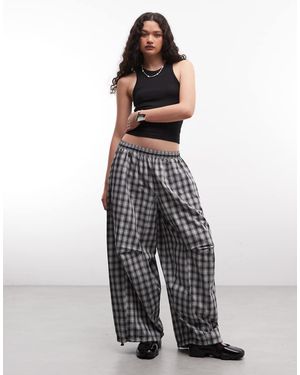 Collusion Joggers A Cuadros Holgados Y Extragrandes De Nailon (Parte De Un Conjunto) - Multicolor