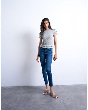 TOPSHOP Jamie High Rise Skinny Jean - Blue