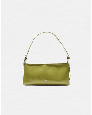 Stradivarius Logo Shoulder Bag - Green