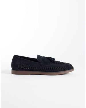 schuh – robbie – gewebte loafer - Blau