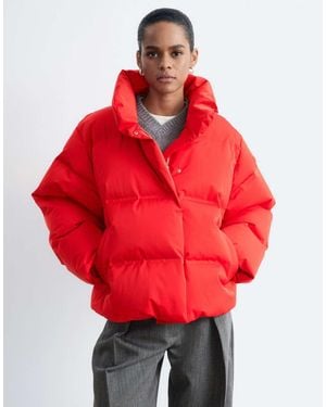 & Other Stories Chaqueta Acolchada Roja-Rojo