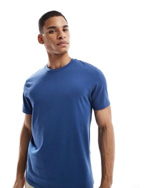 ASOS Heavyweight Crew Neck T-shirt - Blue