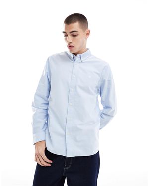 Pretty Green – oxford-hemd - Blau